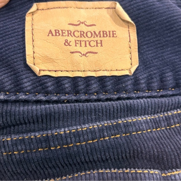 Y2K Abercrombie & Fitch Corduroy Pants Mid Rise Flare Indie Elena Gilbert Size 8 - Picture 5 of 9